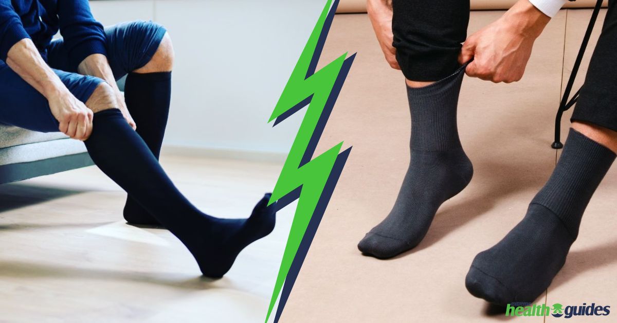 Compression Socks vs Diabetic Socks Featured Image
